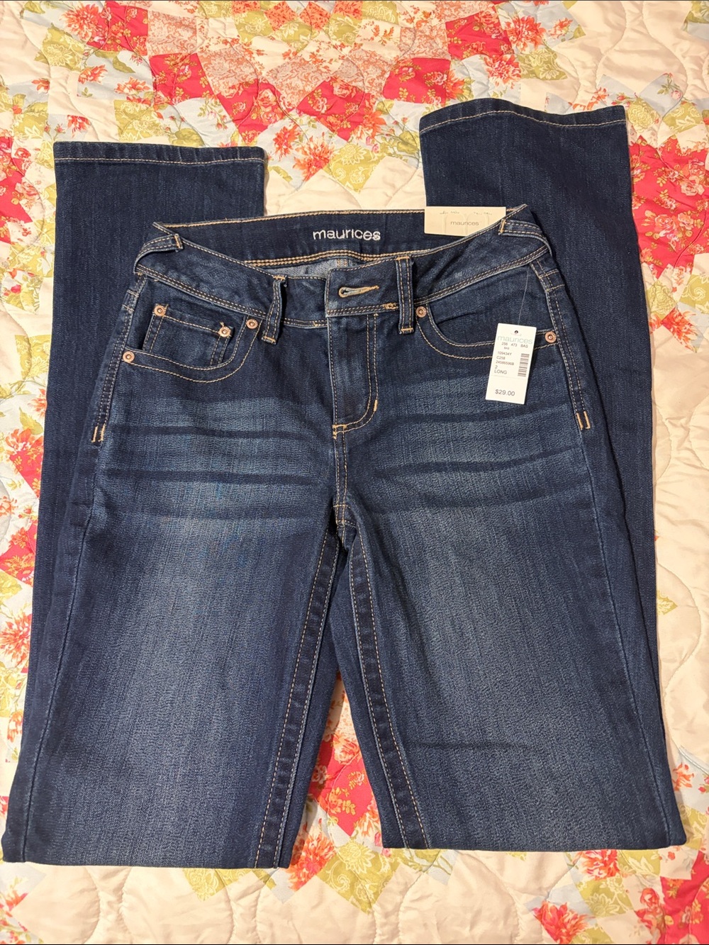 Maurice’s woman’s jeans size 2 long mid rise slim boot cut